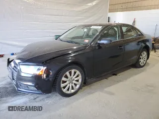 2013 Audi A4 Premium with VIN WAUBFAFL1DN017832, listed as a Copart auction lot 54158445 with 152,758 mi miles and Salvage title. Bid and sale history available at DreamBid. Image 1.
