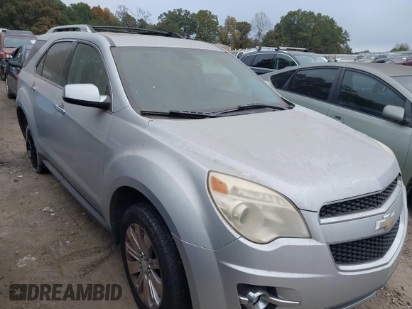 2010 Chevrolet Equinox LTZ with VIN 2CNFLFEY2A6280933, listed as a IAAI auction lot 40784866 with 15,372 mi miles. Bid and sale history available at carsss.com. Image 1.