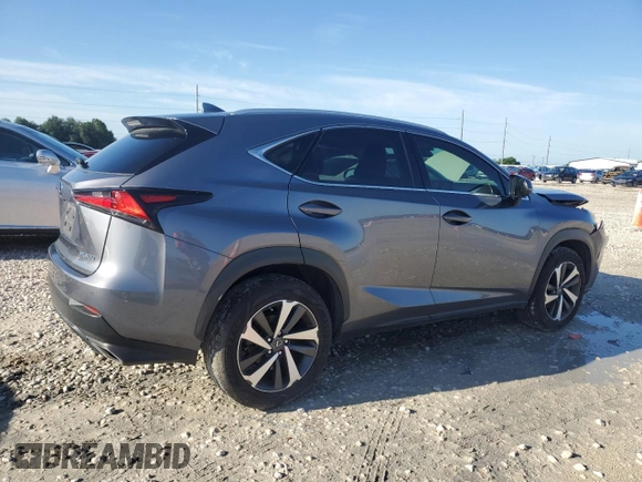 2019 Lexus NX 300 z VIN JTJBARBZ7K2188705, wystawiony jako Copart lot #55131045 z przebiegiem 71 737 mil mil oraz Szkoda całkowita • Salvage title. Historia ofert i sprzedaży dostępna na DreamBid. Obrazek 3.