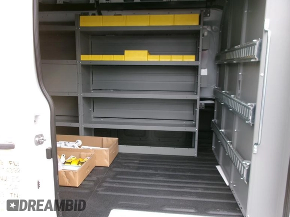 2023 Ford Transit Cargo with VIN 1FTBR1X86PKC01190, listed as a IAAI auction lot 42808925 with 41 mi miles and . Bid and sale history available at DreamBid. Image 8.