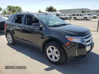 2013 Ford Edge SEL with VIN 2FMDK3J95DBC76913, listed as a Copart auction lot 51954075 with 124,512 mi miles and Salvage Title. Bid and sale history available at carsss.com. Image 4.