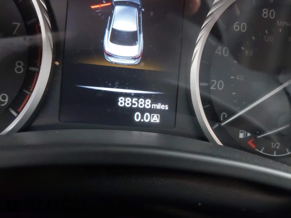 2018 Infiniti Q50 3.0t LUXE with VIN JN1EV7AR9JM430622, listed as a IAAI auction lot 41950920 with 88,588 mi miles. Bid and sale history available at carsss.com. Image 15.