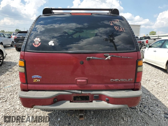 2004 Chevrolet Tahoe LT with VIN 1GNEK13Z94R202747, listed as a Copart auction lot 62443234 with 0 mi miles and Salvage Title. Bid and sale history available at carsss.com. Image 6.