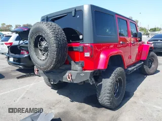 2016 Jeep Wrangler Unlimited Sahara with VIN 1C4BJWEG9GL194499, listed as a IAAI auction lot 42519265 with 84,432 mi miles and . Bid and sale history available at DreamBid. Image 4.