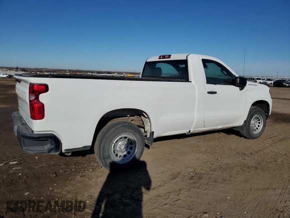 2022 Chevrolet Silverado 1500 Work Truck with VIN 3GCNAAEK7NG549636, listed as a Copart auction lot 75176904 with 33,239 mi miles and Salvage Title. Bid and sale history available at DreamBid. Image 3.