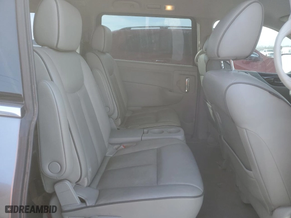 2015 Nissan Quest SL with VIN JN8AE2KP7F9120303, listed as a Copart auction lot 86313694 with 153,271 mi miles and Salvage Title. Bid and sale history available at carsss.com. Image 11.