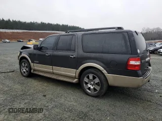 2007 Ford Expedition Max Eddie Bauer z VIN 1FMFK17537LA64565, wystawiony jako Copart lot #42621655 z przebiegiem 280 566 mil mil oraz Szkoda całkowita • Salvage title. Historia ofert i sprzedaży dostępna na DreamBid. Obrazek 2.