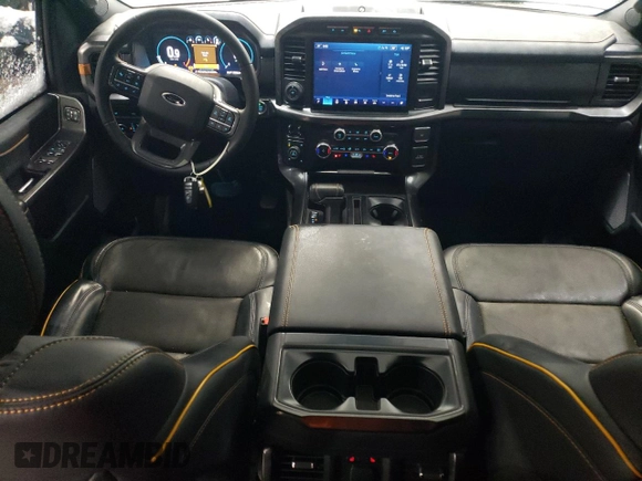 2023 Ford F-150 XL with VIN 1FTEW1E88PFB86418, listed as a Copart auction lot 41494455 with 37,292 mi miles and Salvage title. Bid and sale history available at DreamBid. Image 8.