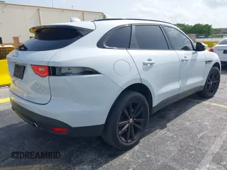 2017 Jaguar F-Pace 35t Prestige with VIN SADCK2BV6HA890493, listed as a IAAI auction lot 42461183 with 94,402 mi miles and . Bid and sale history available at DreamBid. Image 4.