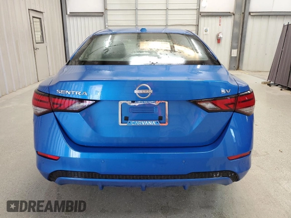2024 Nissan Sentra SV z VIN 3N1AB8CVXRY330450, wystawiony jako Copart lot #54569815 z przebiegiem 23 533 mil mil oraz Szkoda całkowita • Salvage title. Historia ofert i sprzedaży dostępna na DreamBid. Obrazek 6.
