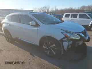 2015 Nissan Murano SL with VIN 5N1AZ2MH5FN202281, listed as a IAAI auction lot 41758376 with 142,594 mi miles and . Bid and sale history available at DreamBid. Image 1.