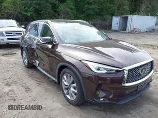 2021 Infiniti QX50 Luxe z VIN 3PCAJ5BB9MF112459, wystawiony jako IAAI lot #42567807 z przebiegiem 13 652 mil mil oraz . Historia ofert i sprzedaży dostępna na DreamBid. Obrazek 1.