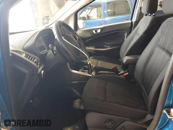 2018 Ford EcoSport SE with VIN MAJ6P1UL6JC247772, listed as a Copart auction lot 43727195 with 90,167 mi miles and Salvage Title. Bid and sale history available at carsss.com. Image 7.