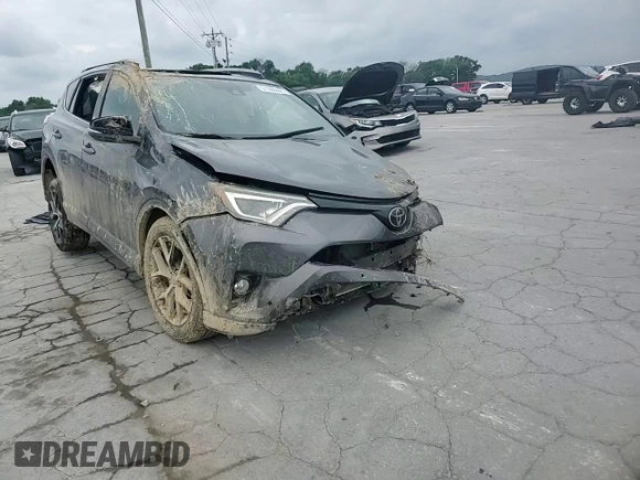 2017 Toyota RAV4 SE with VIN 2T3JFREVXHW608093, listed as a Copart auction lot 57396445 with 46,835 mi miles and Salvage title. Bid and sale history available at DreamBid. Image 13.
