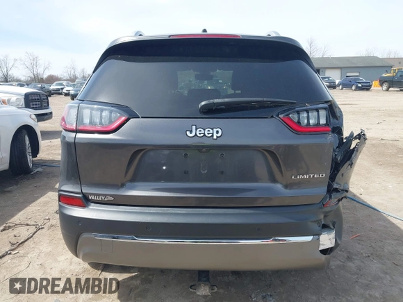 2020 Jeep Cherokee Limited with VIN 1C4PJLDB1LD521606, listed as a IAAI auction lot 41957045 with 51,223 mi miles. Bid and sale history available at carsss.com. Image 16.