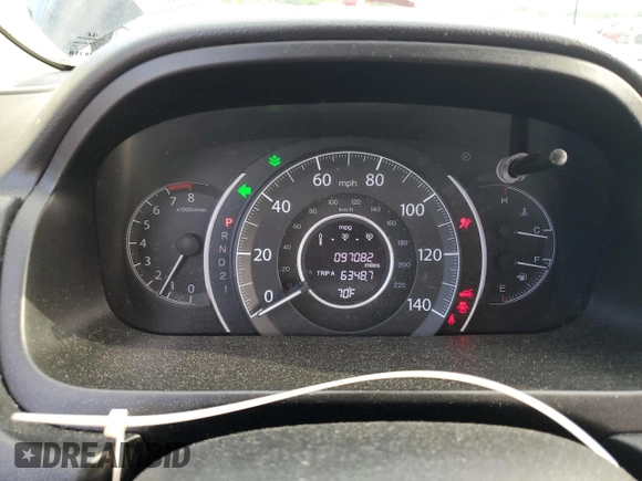 2013 Honda CR-V LX with VIN 5J6RM3H38DL035251, listed as a Copart auction lot 54880465 with 97,082 mi miles and Salvage title. Bid and sale history available at DreamBid. Image 9.