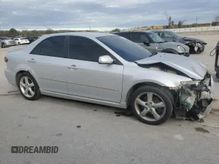 2007 Mazda 6 S Sport VE with VIN 1YVHP80D075M16766, listed as a Copart auction lot 42512665 with 213,967 mi miles and Salvage Title. Bid and sale history available at DreamBid. Image 4.