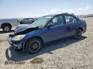 2004 Honda Civic LX with VIN 2HGES165X4H511954, listed as a Copart auction lot 56161185 with 184,496 mi miles and Salvage Title. Bid and sale history available at DreamBid. Image 1.