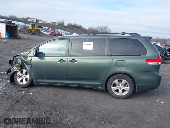 2013 Toyota Sienna LE AAS with VIN 5TDKK3DC9DS334815, listed as a IAAI auction lot 41589497 with 223,674 mi miles and . Bid and sale history available at DreamBid. Image 14.