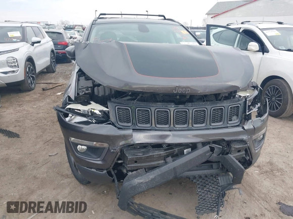 2017 Jeep Compass Trailhawk with VIN 3C4NJDDBXHT630533, listed as a IAAI auction lot 41668105 with 37,036 mi miles and . Bid and sale history available at DreamBid. Image 6.