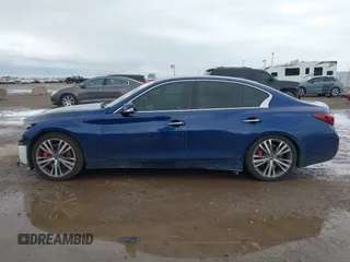 2018 Infiniti Q50 3.0t LUXE with VIN JN1EV7AP6JM360589, listed as a IAAI auction lot 41903402 with 69,371 mi miles. Bid and sale history available at carsss.com. Image 15.