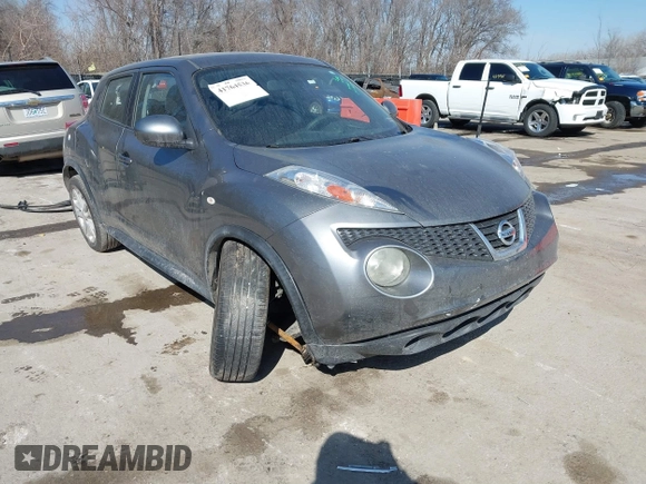 2012 Nissan Juke SL with VIN JN8AF5MV7CT110668, listed as a IAAI auction lot 41764536 with 162,307 mi miles. Bid and sale history available at carsss.com. Image 1.