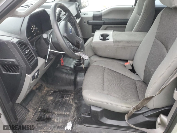 2019 Ford F-150 XL with VIN 1FTEX1EB9KKD35749, listed as a Copart auction lot 45160475 with 101,339 mi miles and Salvage Title. Bid and sale history available at carsss.com. Image 7.