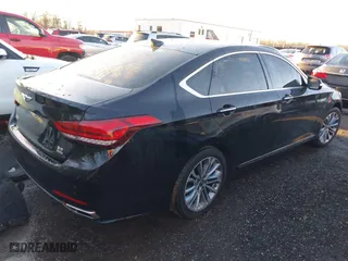 2017 Genesis G80 3.8L with VIN KMHGN4JE3HU204955, listed as a IAAI auction lot 41501931 with 83,519 mi miles. Bid and sale history available at carsss.com. Image 4.