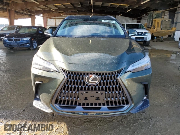2025 Lexus NX with VIN JTJHKCFZ1S2054089, listed as a Copart auction lot 48817795 with 8,857 mi miles and Salvage Title. Bid and sale history available at carsss.com. Image 5.
