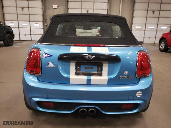 2016 MINI Cooper Convertible S with VIN WMWWG9C50G3C22001, listed as a Copart auction lot 75918014 with 63,083 mi miles and Salvage Title. Bid and sale history available at carsss.com. Image 6.