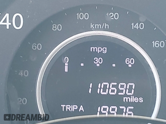 2013 Honda CR-V LX with VIN 2HKRM3H34DH510632, listed as a IAAI auction lot 42683204 with 110,690 mi miles and . Bid and sale history available at DreamBid. Image 15.