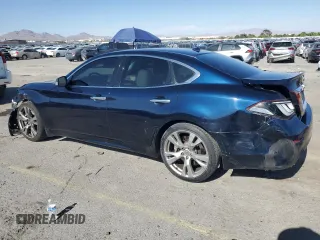 2016 Infiniti Q70 with VIN JN1BY1AP6GM220512, listed as a Copart auction lot 59299085 with 156,087 mi miles and Salvage title. Bid and sale history available at DreamBid. Image 2.