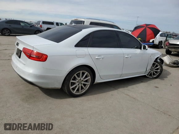 2015 Audi A4 Premium Plus with VIN WAUFFAFL9FN043440, listed as a Copart auction lot 46427395 with 118,151 mi miles and Salvage Title. Bid and sale history available at carsss.com. Image 3.