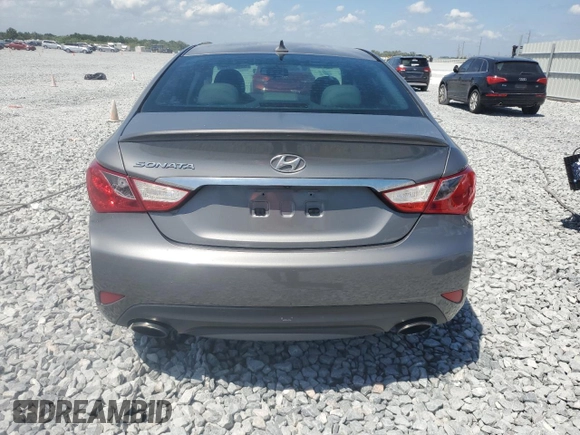 2014 Hyundai Sonata SE with VIN 5NPEC4AC7EH830904, listed as a Copart auction lot 52088375 with 212,206 mi miles and Salvage Title. Bid and sale history available at DreamBid. Image 6.