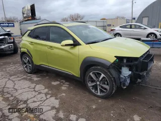 2019 Hyundai Kona Limited with VIN KM8K33A53KU359295, listed as a Copart auction lot 81525264 with 49,546 mi miles and Salvage Title. Bid and sale history available at carsss.com. Image 4.