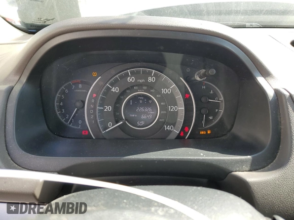 2014 Honda CR-V EX with VIN 5J6RM4H51EL070593, listed as a Copart auction lot 47732605 with 226,326 mi miles and Salvage Title. Bid and sale history available at carsss.com. Image 9.
