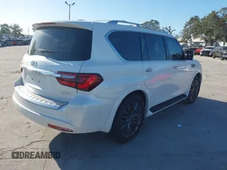2024 Infiniti QX80 Sensory with VIN JN8AZ2BE1R9331066, listed as a IAAI auction lot 41123052 with 718 mi miles and . Bid and sale history available at DreamBid. Image 4.