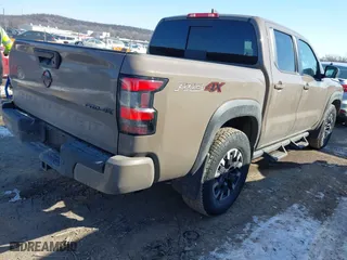 2024 Nissan Frontier PRO-4X with VIN 1N6ED1EK0RN645979, listed as a IAAI auction lot 41613465 with 19,241 mi miles. Bid and sale history available at carsss.com. Image 4.
