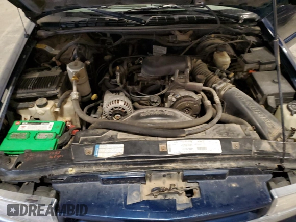 1999 Chevrolet Blazer LS с VIN 1GNCT18W9XK157387, выставлен на аукционе Copart как лот 49667765 с пробегом 182 411 миль миль и Списание • Salvage title. История ставок и продаж доступна на DreamBid. Изображение 12.
