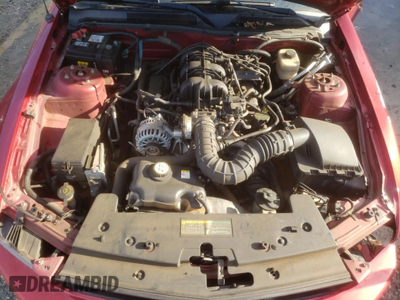2007 Ford Mustang Deluxe with VIN 1ZVHT80N175353149, listed as a Copart auction lot 45021165 with 124,137 mi miles and Salvage Title. Bid and sale history available at carsss.com. Image 12.