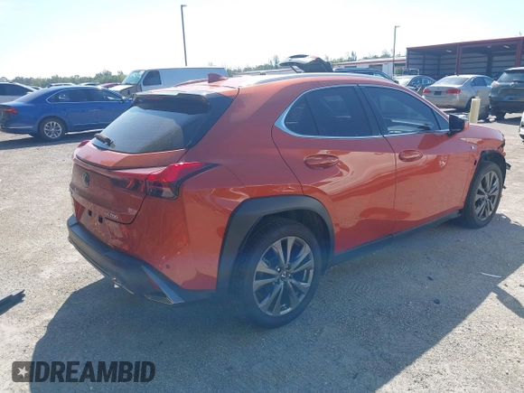 2020 Lexus UX 200 F Sport with VIN JTHE3JBH1L2023381, listed as a IAAI auction lot 41795195 with 88,098 mi miles and . Bid and sale history available at DreamBid. Image 4.
