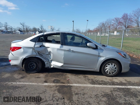 2013 Hyundai Accent GLS with VIN KMHCT4AE4DU477465, listed as a IAAI auction lot 41930256 with 48,877 mi miles and . Bid and sale history available at carsss.com. Image 13.