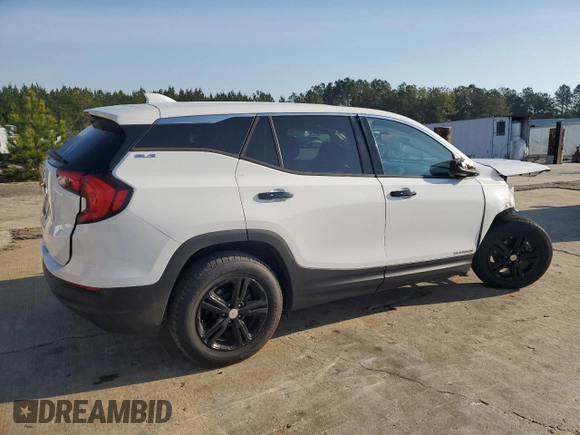 2018 GMC Terrain SLE with VIN 3GKALMEV0JL152098, listed as a Copart auction lot 48228425 with Not Provided miles and Salvage Title. Bid and sale history available at carsss.com. Image 3.