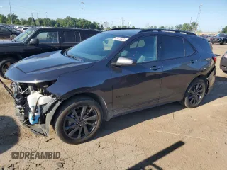 2022 Chevrolet Equinox RS with VIN 3GNAXMEVXNS171065, listed as a Copart auction lot 63118494 with 24,313 mi miles and Salvage Title. Bid and sale history available at DreamBid. Image 1.