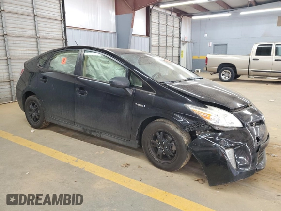 2014 Toyota Prius Four with VIN JTDKN3DU3E0358046, listed as a Copart auction lot 50574225 with 0 mi miles and Salvage Title. Bid and sale history available at carsss.com. Image 4.