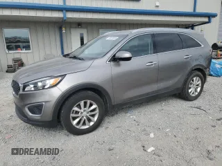 2018 Kia Sorento LX V6 with VIN 5XYPG4A52JG384841, listed as a Copart auction lot 76878914 with 111,861 mi miles and Salvage Title. Bid and sale history available at carsss.com. Image 1.