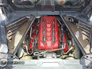 2022 Chevrolet Corvette 3LT z VIN 1G1YC2D41N5105717, wystawiony jako Copart lot #53651315 z przebiegiem Nie podano mil oraz Czysty tytuł • Clean title. Historia ofert i sprzedaży dostępna na DreamBid. Obrazek 11.