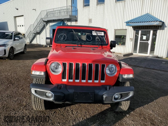 2021 Jeep Wrangler Unlimited Sahara High Altitude with VIN 1C4HJXEG9MW865180, listed as a Copart auction lot 81466964 with 72,975 mi miles and Clean title. Bid and sale history available at DreamBid. Image 5.