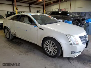 2011 Cadillac CTS Coupe Performance with VIN 1G6DL1ED0B0106352, listed as a Copart auction lot 75873154 with 128,927 mi miles and Salvage Title. Bid and sale history available at carsss.com. Image 4.