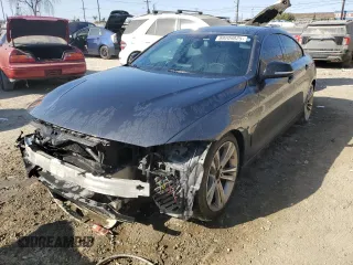 2015 BMW 4 Series 435i with VIN WBA4B1C5XFD418489, listed as a Copart auction lot 89209825 with 95,974 mi miles and Salvage Title. Bid and sale history available at carsss.com. Image 1.